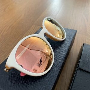 Prada Sunglasses pink & white